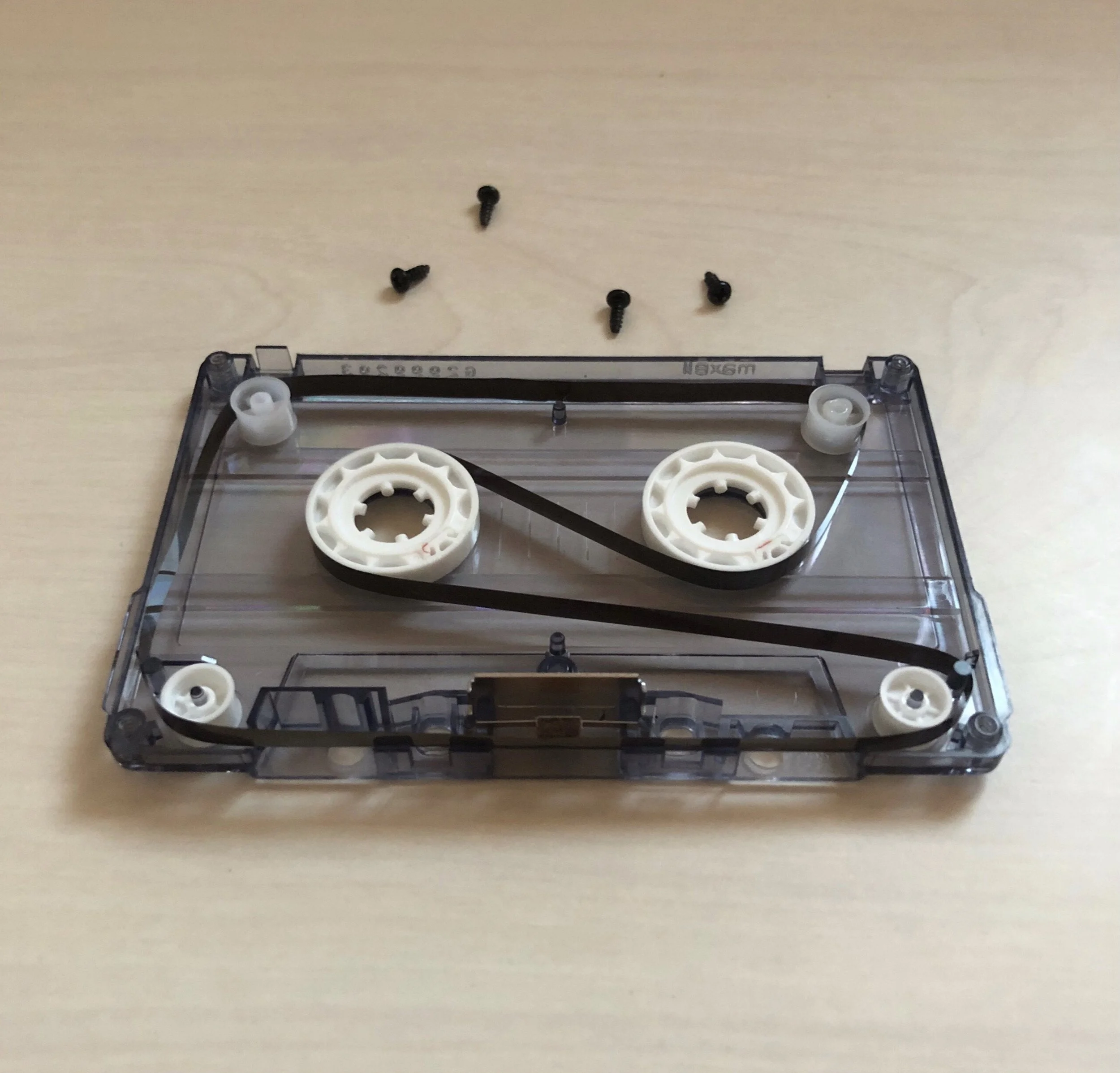 Handmade cassette tape loop
